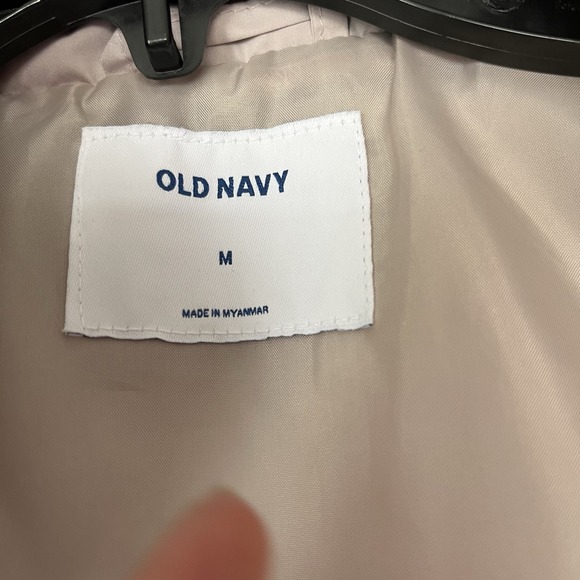 Old Navy Womens Medium Top Vest Purple Puffer Quilted Pockets Zip - Picture 4 of 9